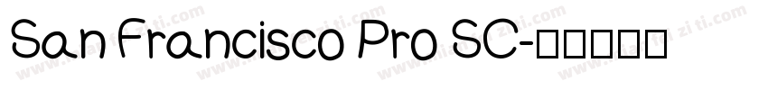 San Francisco Pro SC字体转换